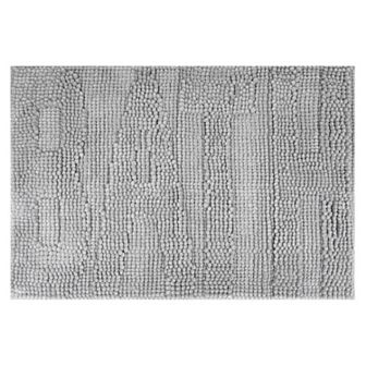 1 pc Letter Bathroom Mat Soft Fluffy Chenille Non Slip Backing Absorbent Toilet Baths Rugs Home