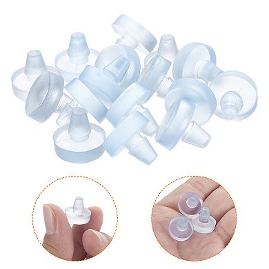 Glass Table Top Bumpers with Stem, Bumpers Grippers, Glass Table Spacer for Cabinet Furniture