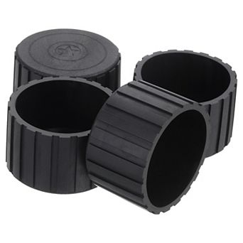 4 pc Chair Leg Tips Caps, 2" Non-Slip Feet End Caps Cover, Round Chair Leg Floor Protectors