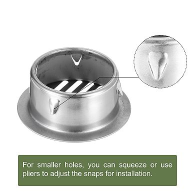 Floor Drain Cover, 4.4" Stainless Steel Anti Blocking Drain Cover for Bathroom, 88 Flat Mouth