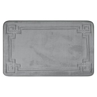 1 pc Geometric Pattern Bathroom Mat Soft Memory Foam Absorbent Non-Slip Back Bath Rugs Home 20"x 32"