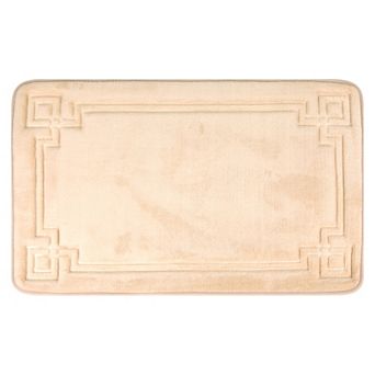 1 pc Geometric Pattern Bathroom Mat Soft Memory Foam Absorbent Non-Slip Back Bath Rugs Home 20"x 32"