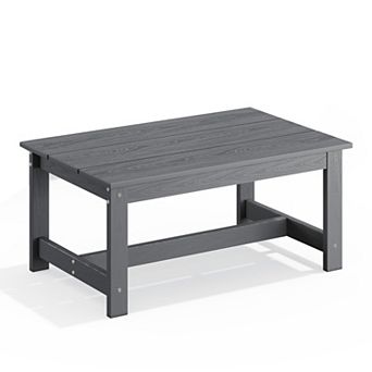 Outdoor Patio HDPE Widened Water Resistant Coffee Table