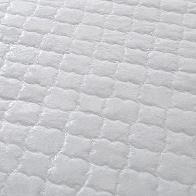Unikome Waterproof Four Leaf Clover Quilted Mattress Protector Down Alternative Bed Pad Cover
