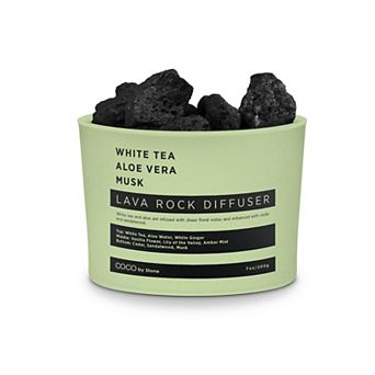 Lava Rock Diffuser - White Tea, Aloe Vera, Musk