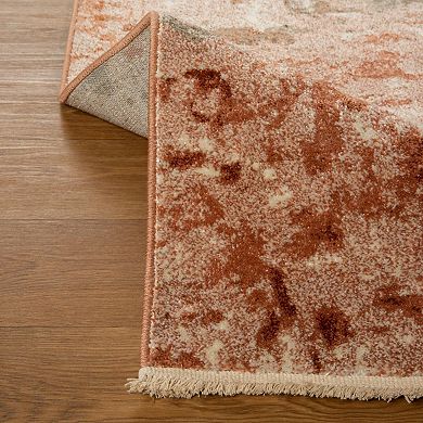 Luxe Weavers Modern Abstract Fringe Area Rug