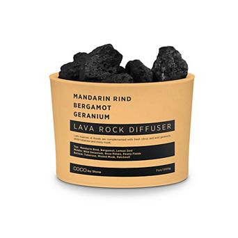 Lava Rock Diffuser - Mandarin Rind, Bergamot, Geranium