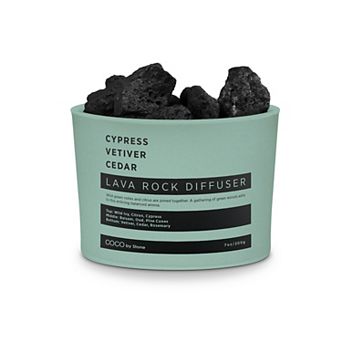 Lava Rock Diffuser - Cypress, Vetiver, Cedar