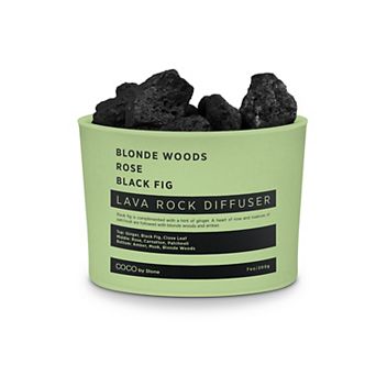 Lava Rock Diffuser - Blonde Woods, Rose, Black Fig
