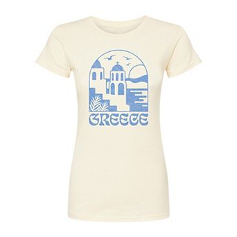 Juniors' Greece Fitted Tee