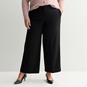 kohl's ladies dress pants Women's Wide Leg Women's Apt. 9 Brynn Midrise