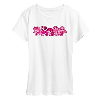 Women's Mattel 80th Anniversary Characters Graphic Tee