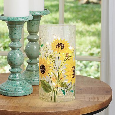 Studio 66 Tuscan Sun Floral Vase Light - 10-in.
