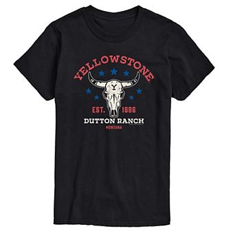 Men's Yellowstone Steer Americana Tee