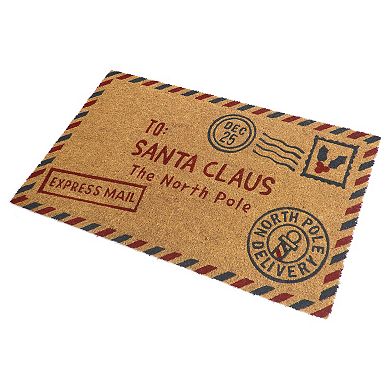 St. Nicholas Square® Letter to Santa Coir Doormat