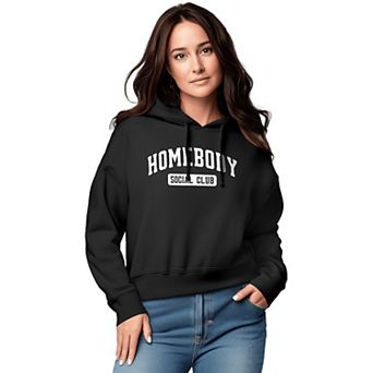 Women's Homebody Social Club Graphic Cropped Hoodie