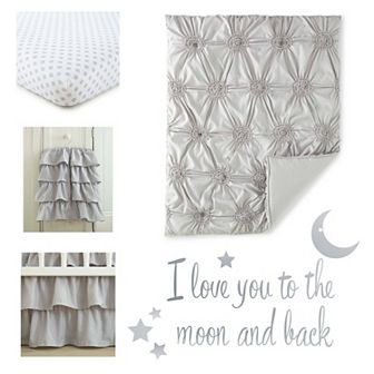 Levtex Baby Willow 5 pc Nursery Crib Bedding Set