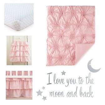 Levtex Baby Willow 5 pc Nursery Crib Bedding Set