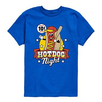 Boys 8-20 Ten Cent Hotdog Night Baseball Graphic Tee