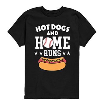 Boys 8-20 Hot Dogs & Home Runs Graphic Tee