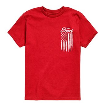 Boys 8-20 Ford USA Flag Graphic Tee