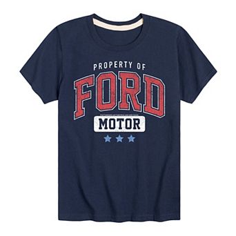 Boys 8-20 Ford Property Of Ford Motor USA Graphic Tee