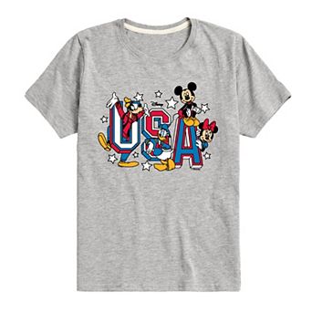 Disney's Mickey Mouse & Friends Boys 8-20 USA Graphic Tee