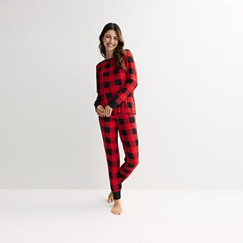 Women's Jammies For Your Families® Buffalo Check Pajama Top & Pajama Bottoms Set