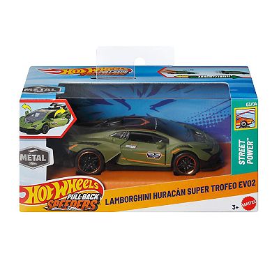 Hot Wheels Pull-Back Speeders Toy Car 1:43 Scale - Styles May Vary