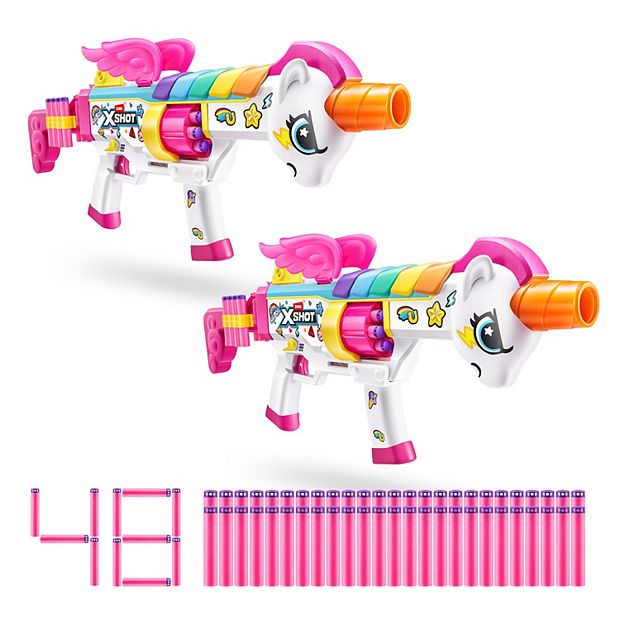 XSHOT Big Rizz Blastercorn 2-pk. Unicorn Blaster Set