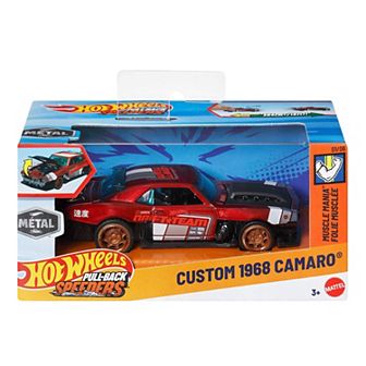 Hot Wheels Pull-Back Speeders Custom 1968 Camaro Toy Car