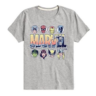 Boys 8-20 Marvel Summer Wave Vintage Graphic Tee