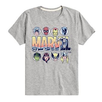 Boys 8-20 Marvel Summer Wave Vintage Graphic Tee
