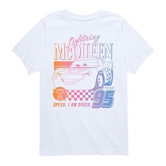 Disney / Pixar's Cars Lightning McQueen Boys 8-20 Pastel Graphic Tee