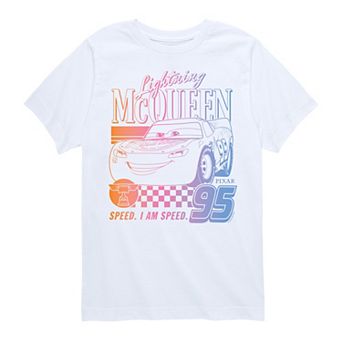 Disney / Pixar's Cars Lightning McQueen Boys 8-20 Pastel Graphic Tee