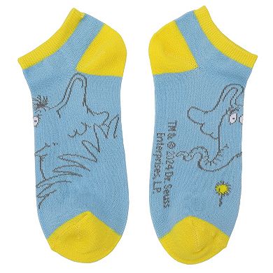 Women's Dr. Seuss 5-Pack The Cat in the Hat, The Grinch, & Friends Ankle Socks