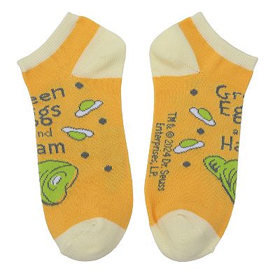 Women's Dr. Seuss 5-Pack The Cat in the Hat, The Grinch, & Friends Ankle Socks
