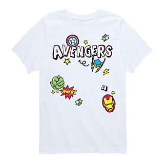 Boys 8-20 Marvel Avengers Doodles Graphic Tee