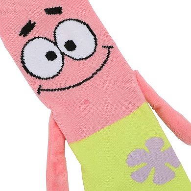 Women's SpongeBob & Patrick 3D Magnetic Hand Crew Socks