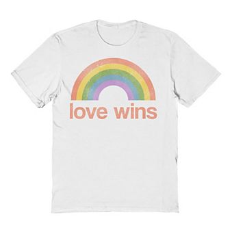 Men's Grayson Threads The Label Love Wins Pride Graphic Tee