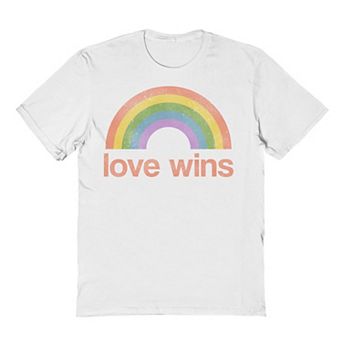 Men's Grayson Threads The Label Love Wins Pride Graphic Tee