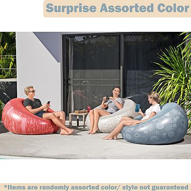 Bestway Inflate-A-Chair Inflatable Indoor/Outdoor Air Chair - Styles May Vary