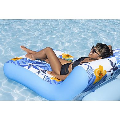 Bestway H2OGO! Blissful Drifter Inflatable Pool Lounge with Cup Holder