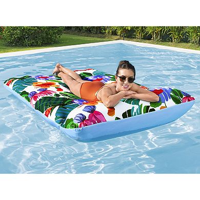Bestway Blissful Drifter XL Inflatable Pool Lounge with Cover & Headrest