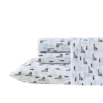Nautica Kids Patterned Sheet Set with Pillowcases