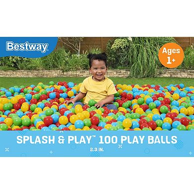 Bestway 100-Piece Splash & Play Toy Balls