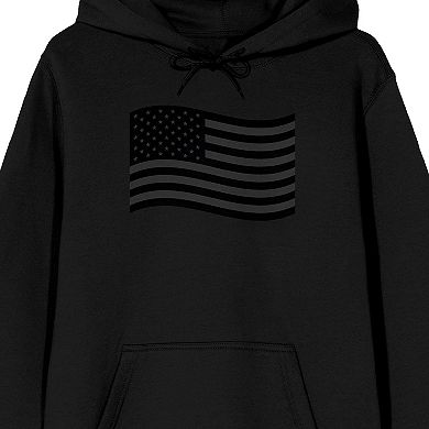 Men's Dark Wavy Flag Hoodie