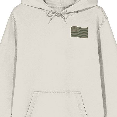 Men's Wavy American Flag Hoodie