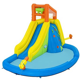 Bestway H2OGO! Mount Splashblast Mega Inflatable Water Park with Slide & Climbing Wall