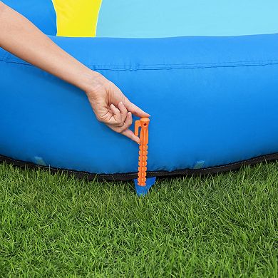 Bestway H2OGO! Mount Splashblast Mega Inflatable Water Park with Slide & Climbing Wall
